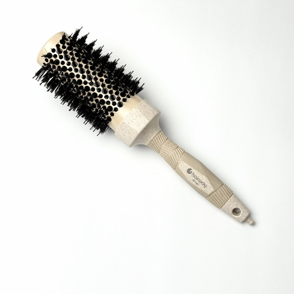  Hairway Термобрашинг Eco d 44 мм (бежевый) с щетиной кабана