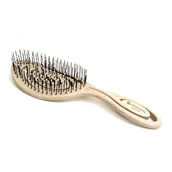 Щітка масажна Hairway Eco спіральна кремова