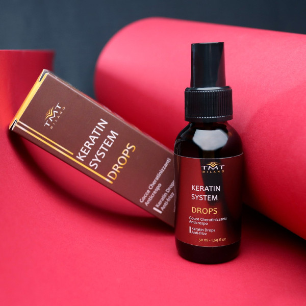 Відновлююча олія з ефектом розгладження DROPS Keratin System 50 мл
