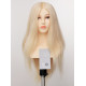 Манекен-голова жіноча YY Hair ОМС CW7 50 см (світлий блонд)