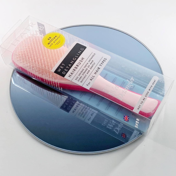 Щетка для волос HAIR COMB (красно-светлорозовая)