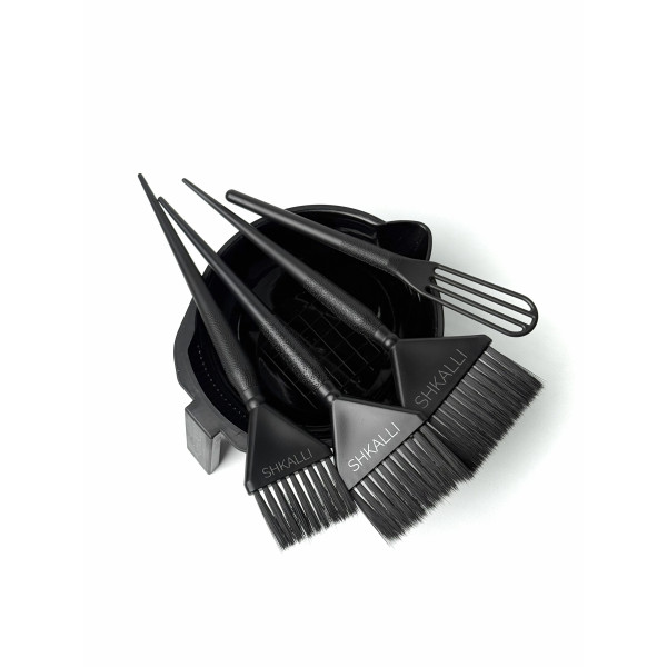 Набор для окрашивания волос SHKALLI (черный) 5 предметов