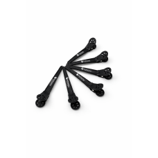 Затискач карбоновий Hairway  100 мм (уп - 6 шт)