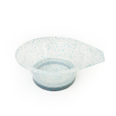 Мисочка для змішування фарби (прозора із синіми вкрапленнями)