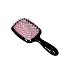 Щетка для волос Hollow Comb (черно-светло-розовая)
