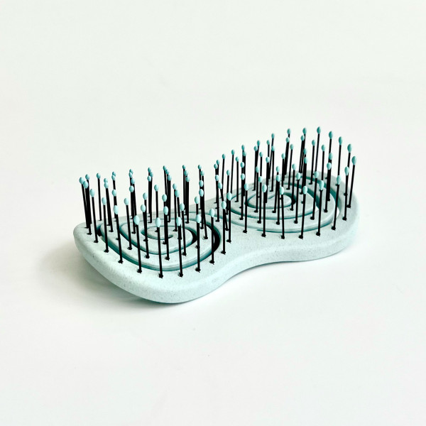 Щітка масажна міні Hairway Eco, блакитна