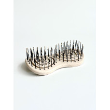 Щітка масажна міні Hairway Eco, кремова