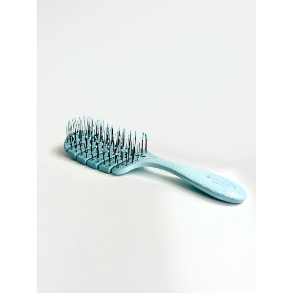 Щітка масажна Hairway Eco овальна, блакитна