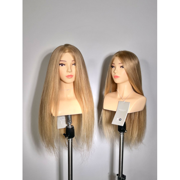 Манекен-голова женская YY Hair ОМС 55 см (блонд)