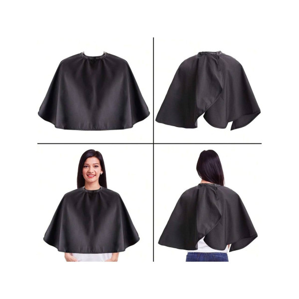 Пелерина черная короткая влагостойкая