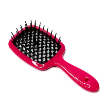 Щетка для волос Hollow Comb (черно-розовая)