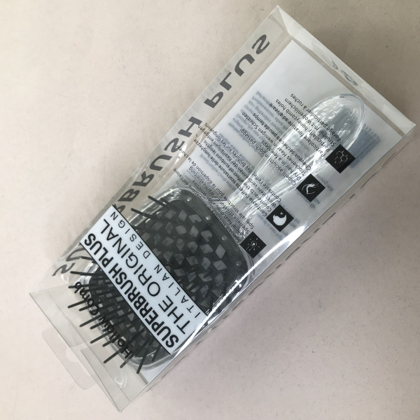 Щітка для волосся Hollow Comb (прозоро-чорна)