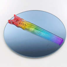 Гребінець для барберів "Веселка" силіконовий