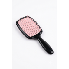 Щітка для волосся Hollow Comb mini (чорно-світло-рожевий)