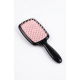 Щетка для волос Hollow Comb mini (черно-светло розовая)