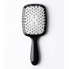 Щітка для волосся Hollow Comb mini (чорно-білий)