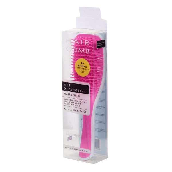 Щетка для волос HAIR COMB (бело-розовая)