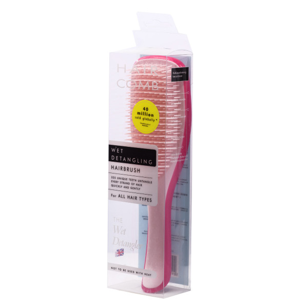 Щітка для волосся HAIR COMB (червоно-світлорожева)