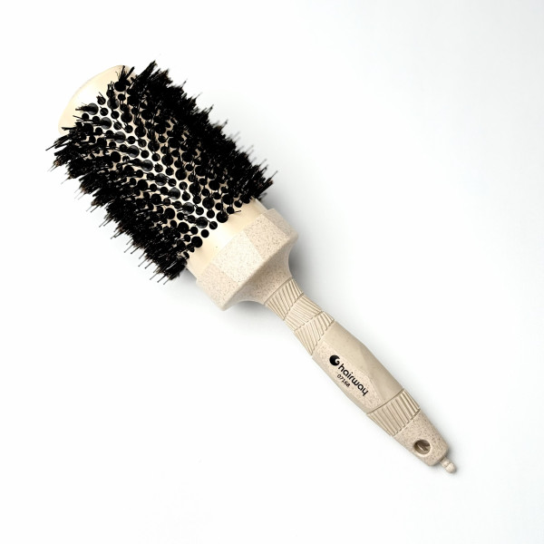 Hairway Термобрашинг Eco d 53 мм (бежевый) со щетиной кабана