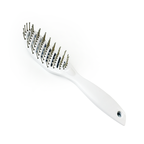 Овальная щетка для волос (белая)