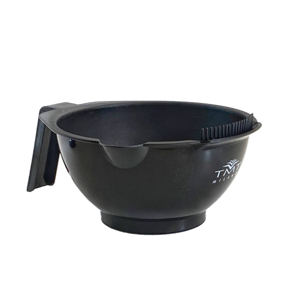 Мисочка TMT MILANO new для смешивания краски (черная с ручкой-крючком)