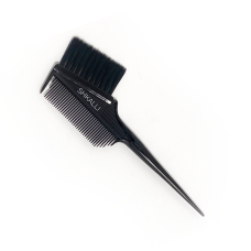 Пензлик-гребінець для фарбування волосся Shkalli (чорний)