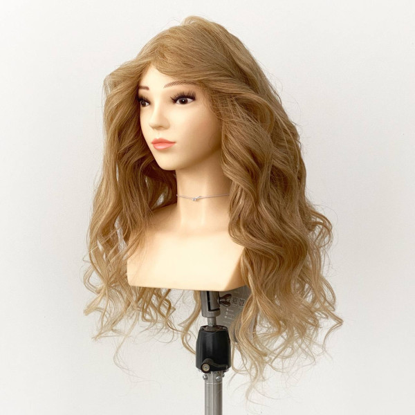 Манекен-голова женская YY Hair ОМС 55 см (блонд)
