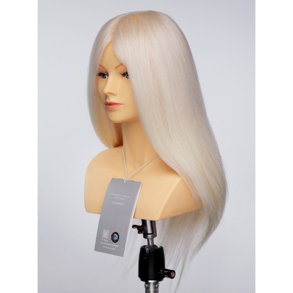 Манекен-голова жіноча YY hair OMC V2 55 см (ультраблонд) Манекен-голова жіноча YY hair OMC V2 55 см (ультраблонд)