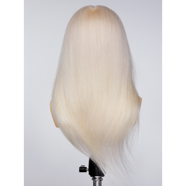 Манекен-голова жіноча YY hair OMC V2 55 см (ультраблонд) Манекен-голова жіноча YY hair OMC V2 55 см (ультраблонд)