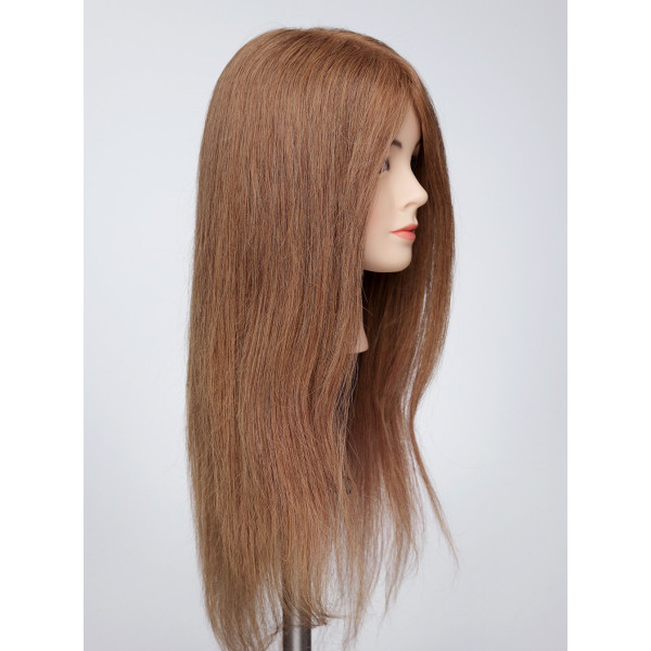 Манекен-голова жіноча YY Hair PP3D 50 см (темний блонд)