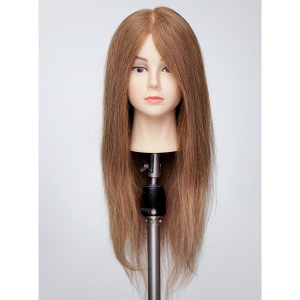 Манекен-голова жіноча YY Hair PP3D 50 см (темний блонд)