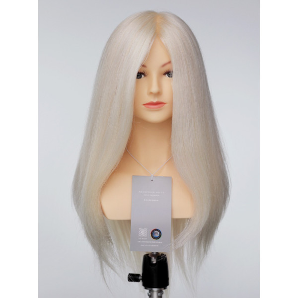 Манекен-голова жіноча YY Hair V1 OMC 50 см (ультраблонд)