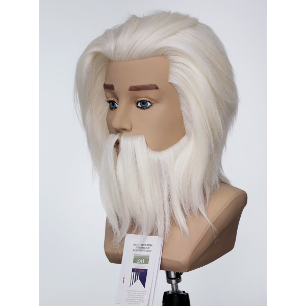 Манекен-голова мужская с бородой PP Pierangelo OMC Premium 15 см