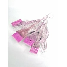 Набір для фарбування волосся SHKALLI (прозорий з рожевими вкрапленнями) 6 предметів