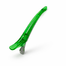  Hairway Затискач з силіконовою стрічкою 110 мм зелений 