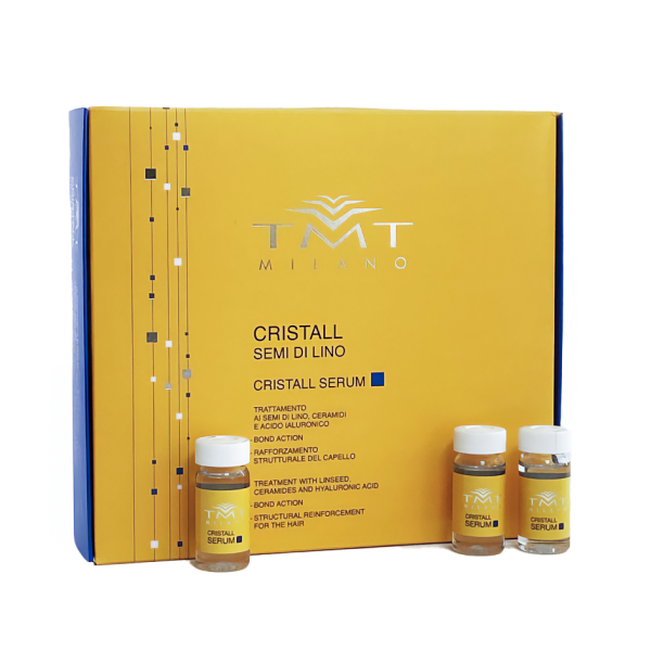 Ампули відновлюючі CRISTALL 10*10 мл + ролер для шкіри голови 5 мл