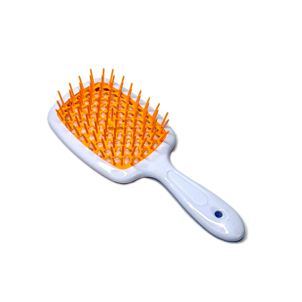 Щетка для волос Hollow Comb (бело-оранжевая)