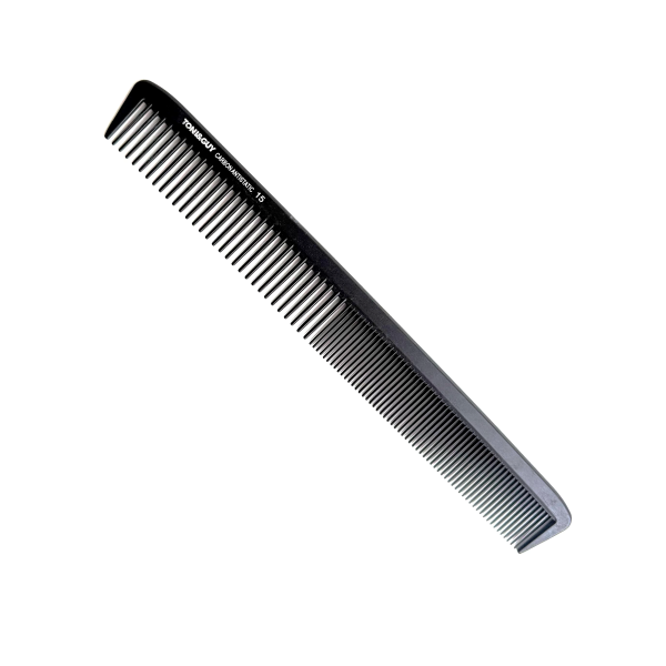 Расческа комбинированная TONI&GUY-15 CARBON ANTISTATIC