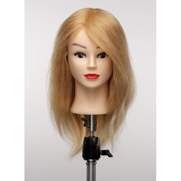 Манекен-голова жіноча  HYB-35 Блонд 35 см 
