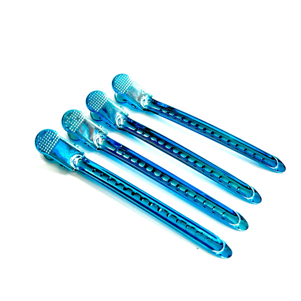 Зажим для волос Steel Clip металический (бирюзовый)