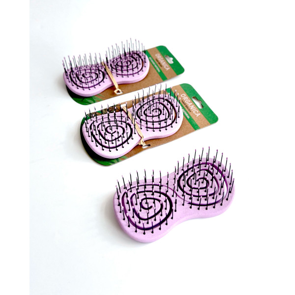 Щітка масажна міні Hairway Eco, рожева 