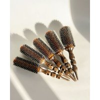 Набір брашів Naha Hot Iron Korea з натуральною щетиною із 5-ти предметів 