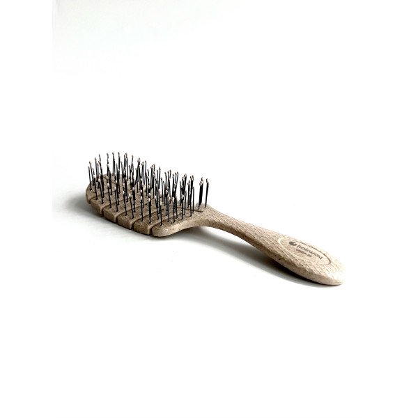 Щітка масажна Hairway Eco овальна, кремова