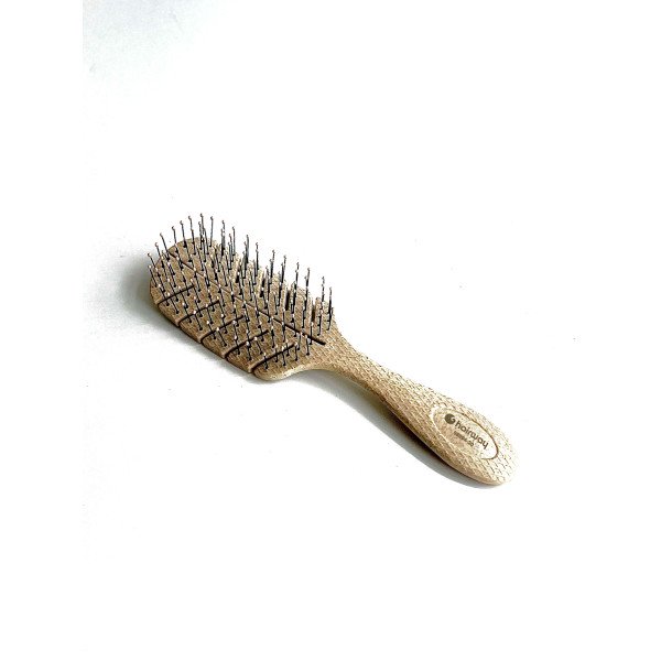 Щітка масажна Hairway Eco овальна, кремова