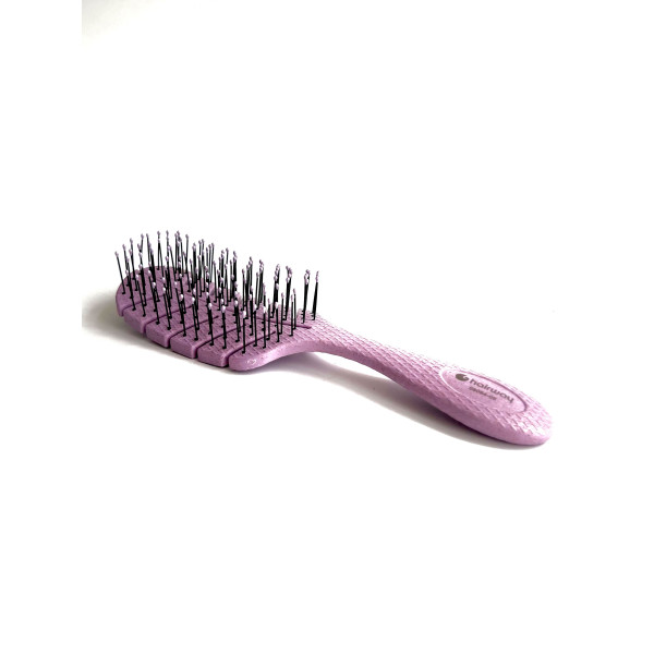Щетка массажная Hairway Eco овальная, розовая