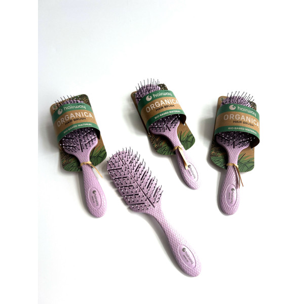Щітка масажна Hairway Eco овальна, рожева