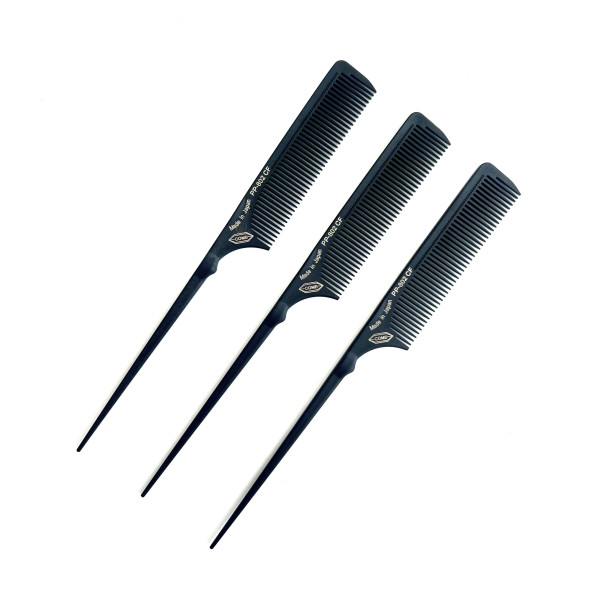 Расческа-хвостик карбоновая, черная