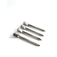 Зажим для волосся металевий Steel clip (сірий)