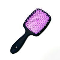 Щітка для волосся Hollow Comb (чорно-фіолетова матова)