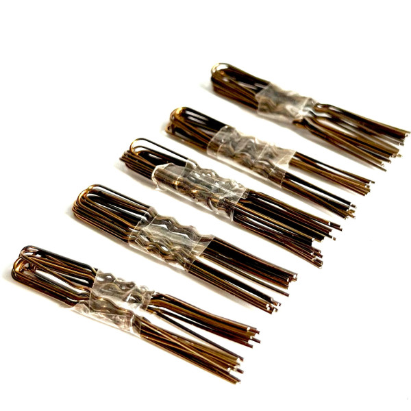 Шпильки хвилясті 50 мм бронзові (10 шт)